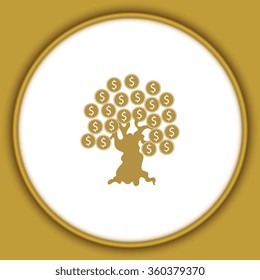 Money tree isolated 