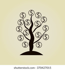 Money tree isolated 