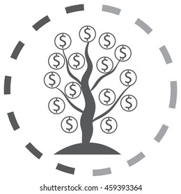Money tree isolated