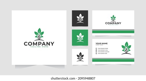 Money Tree logo design inspiration and business card