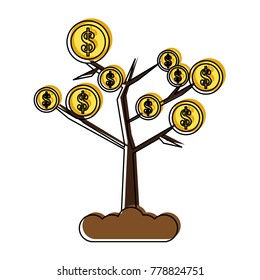 Money tree symbol