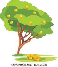 Money Tree. Vector