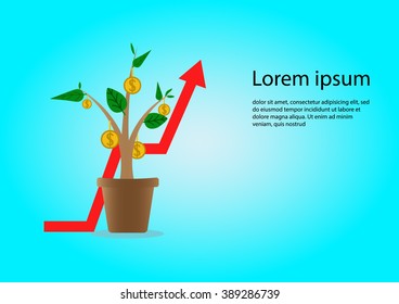 Money tree ,vector