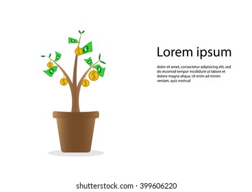 Money tree ,vector