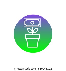 Money tree vector