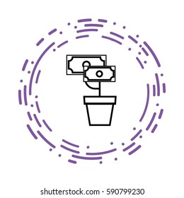 Money tree vector