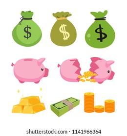money vector collection design
