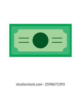money vector, dollar white background.