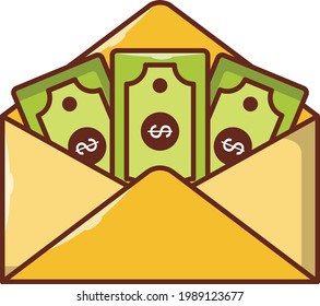 icono de color plano vectorial de dinero