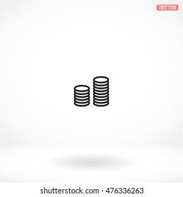money Vector icon 10 EPS