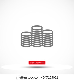 money Vector icon 10 EPS