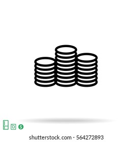 money Vector icon 10 EPS