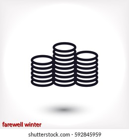 money Vector icon 10 EPS