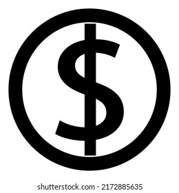 Geld, Vektorsymbol. Symbol auf Vektorgrafik