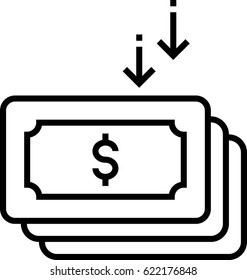 Money Vector Icon 