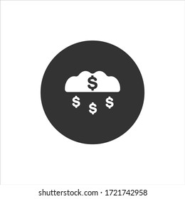 money vector icon. bank card illustration sign. dollar collection symbol design.
