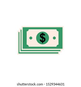 Vector Dollar Sign Money Dollar Icon Stock Vector (Royalty Free) 1398197483