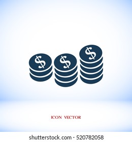 money vector icon, vector best flat icon, EPS