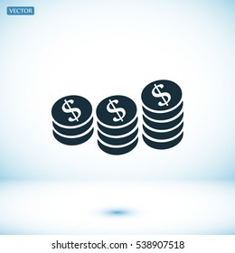 money vector icon, vector best flat icon, EPS