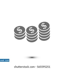 money vector icon, vector best flat icon, EPS