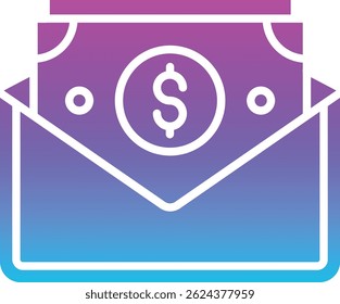 Icono de Vector de dinero. Se puede utilizar para aplicaciones de impresión, móviles y de Web.