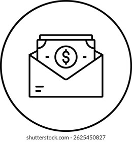 Icono de Vector de dinero. Se puede utilizar para aplicaciones de impresión, móviles y de Web.