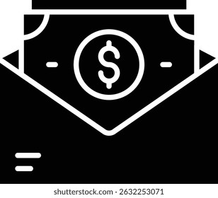 Icono de Vector de dinero. Se puede utilizar para aplicaciones de impresión, móviles y de Web.