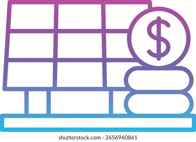 Icono de Vector de dinero. Se puede utilizar para aplicaciones de impresión, móviles y de Web.
