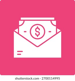 Icono de Vector de dinero. Se puede utilizar para aplicaciones de impresión, móviles y de Web.