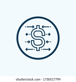 Money vector icon, Money coin vector, Money icon eps, Money icon symbol
