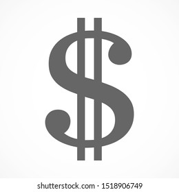 Money vector icon. Dollar icon. Cash money. For financial apps and websites