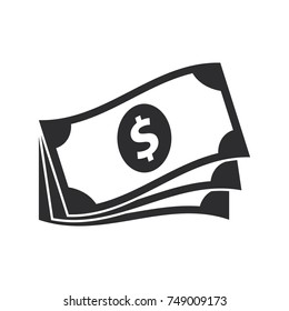 money vector icon, dollar sign
