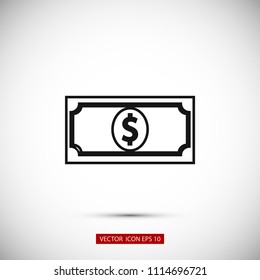  money vector icon, Vector EPS 10 illustration style