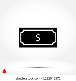  money vector icon, Vector EPS 10 illustration style
