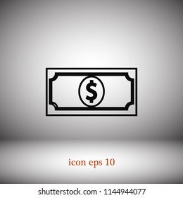  money vector icon, Vector EPS 10 illustration style