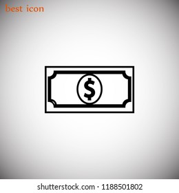  money vector icon, Vector EPS 10 illustration style