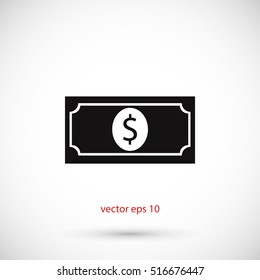  money vector icon, Vector EPS 10 illustration style