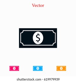  money vector icon, Vector EPS 10 illustration style