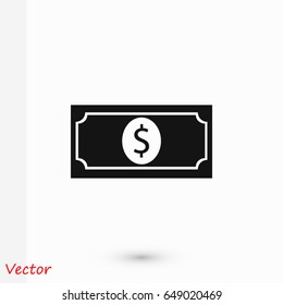  money vector icon, Vector EPS 10 illustration style