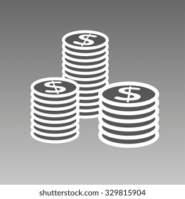 Money. Vector icon. Finance symbol