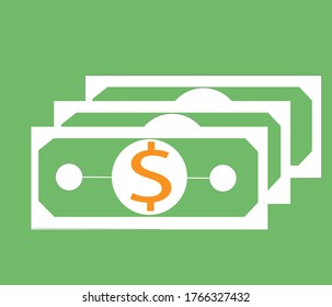 money vector icon. illustration of money payment symbol