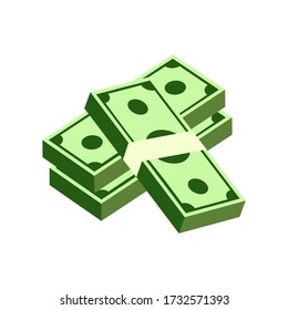 Icono del vector de dinero. Diseño ilustrativo para los conceptos de dinero, riqueza, inversión y finanzas.