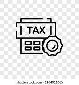 Money vector icon isolated on transparent background, Money logo concept