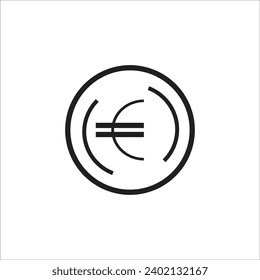 money vector icon line template