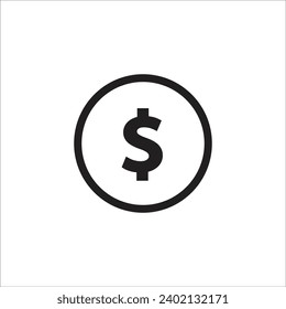 money vector icon line template