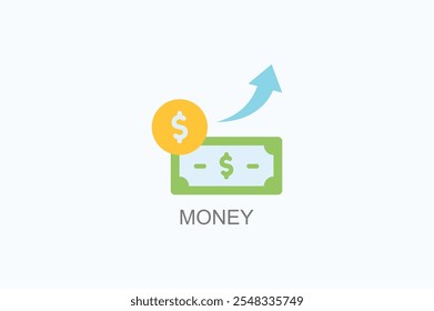 Ícone Money Vetor Ou Ilustração De Logotipo