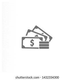 money Vector icon . Lorem Ipsum Illustration design