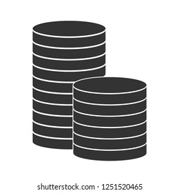 Money vector icon on white background