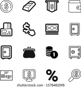 money vector icon set such as: advertisement, lock, screen, label, decoration, service, blue, per, gray, new, rich, art, coupon, income, pennant, set, chips, quality, golden, bill, offer, banner