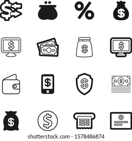 money vector icon set such as: shadow, secure, education, internet, lines, digital, bill, making, hand, linen, elegant, shield, ornament, award, economy, discount, backgrounds, diploma, safeguard